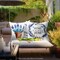 G128 Spring Decoration Farmhouse Flowers Bloom Waterproof Throw Pillow Covers | 18 x 18 in | Set of 4, Beautiful Cushion Covers for Spring Sofa Couch Decoration